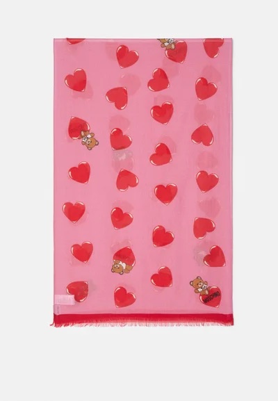 Écharpe Heart Scarf Moschino. © Zalando.