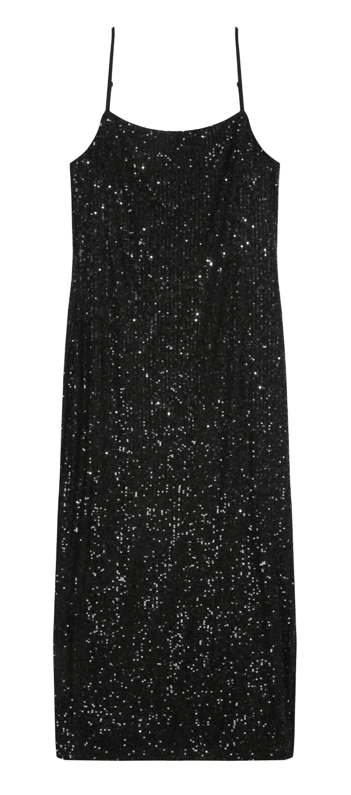 robe noire à sequins grace & mila