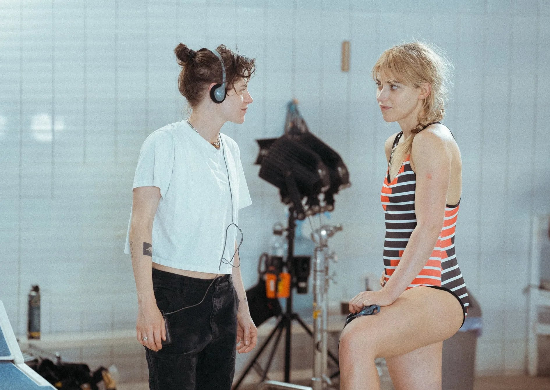 Kristen Stewart and Imogen Poots.