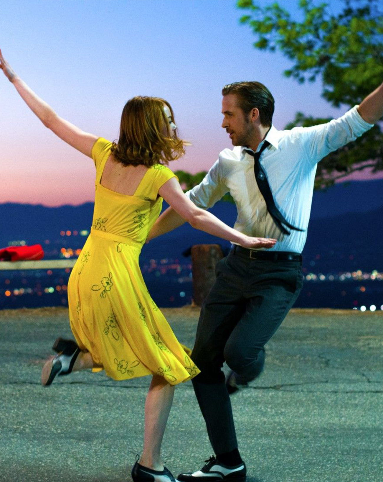 Emma Stone et Ryan Gosling dans La La Land (2016) de Damien Chazelle. © SND.
