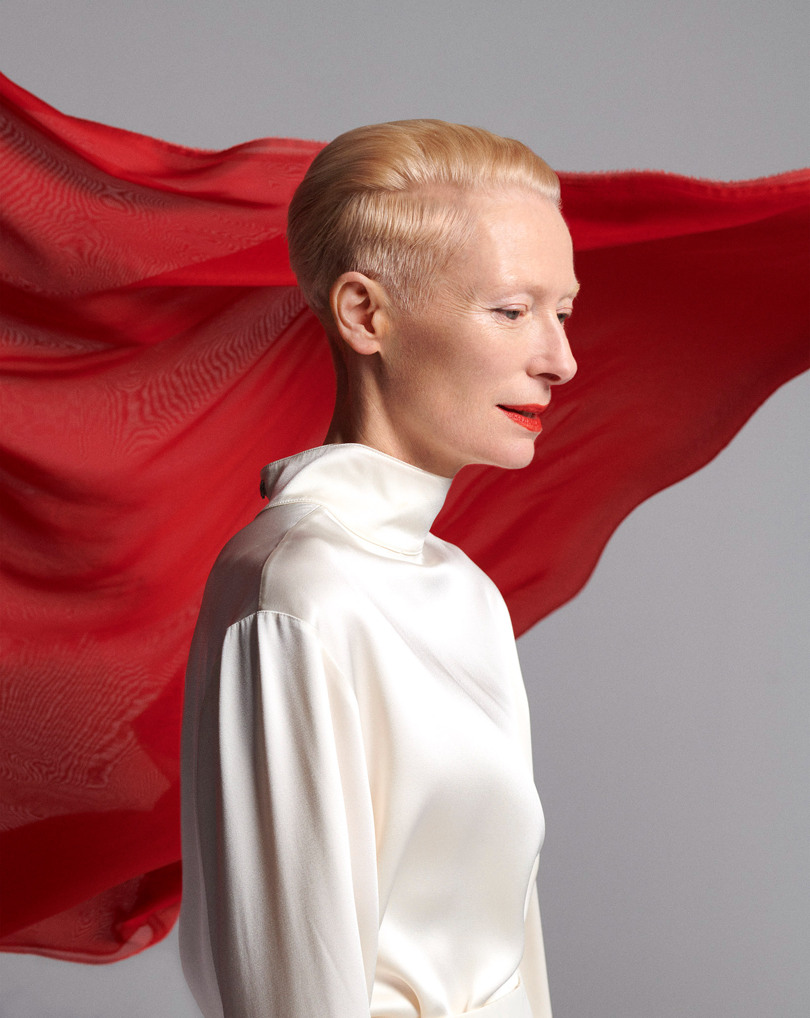 Tilda Swinton en Chanel. la chambre d'à côté