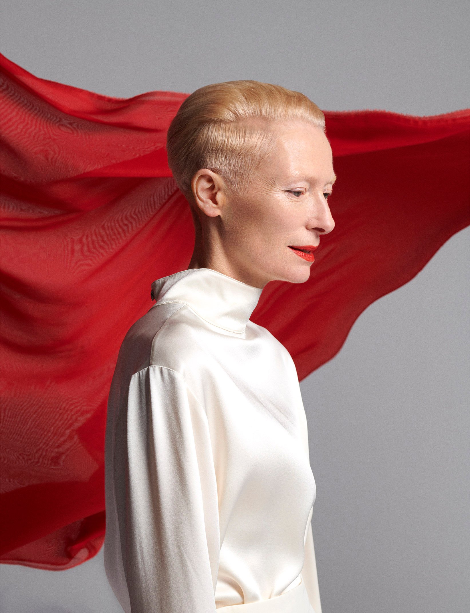 Tilda Swinton en Chanel. la chambre d'à côté