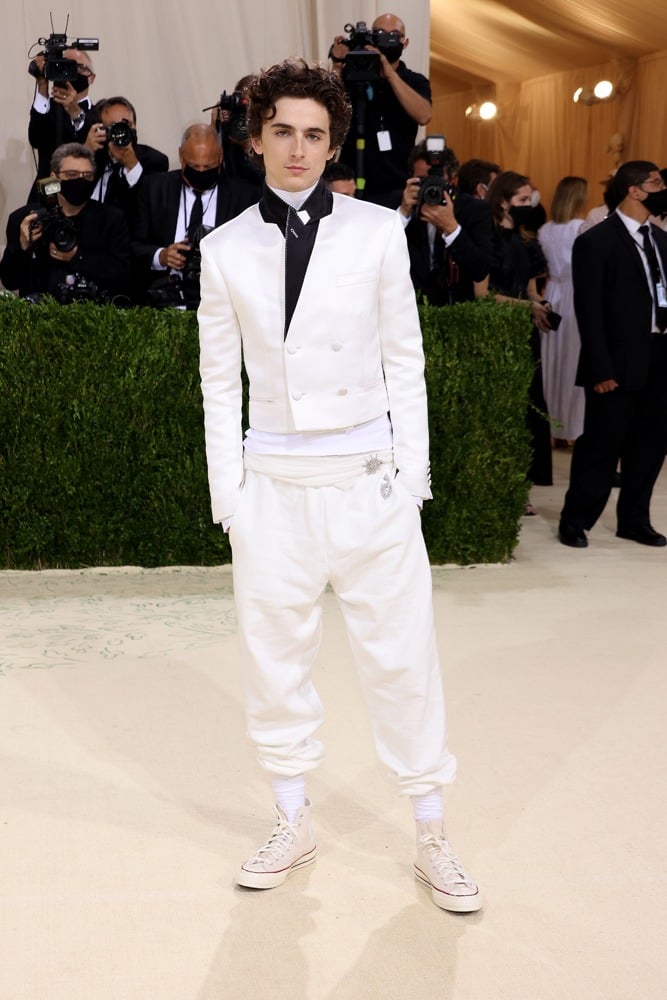 Timothée Chalamet au MET Gala en 2021 © John Shearer/WireImage. 