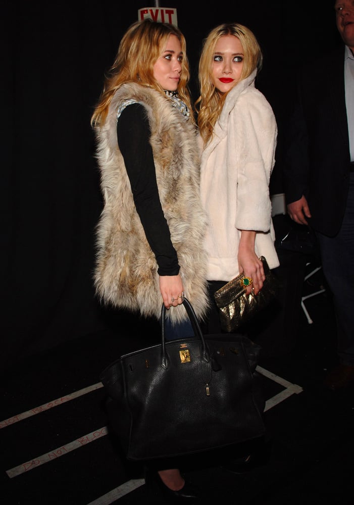 Ashley Olsen et Mary-Kate Olsen à New York en 2007. Photo by Jamie McCarthy/WireImage for Jenni Kayne.