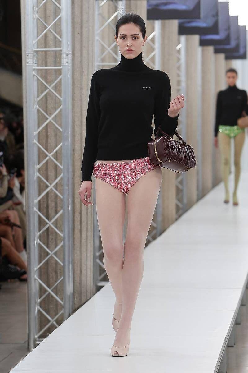 Miu Miu No Pants show