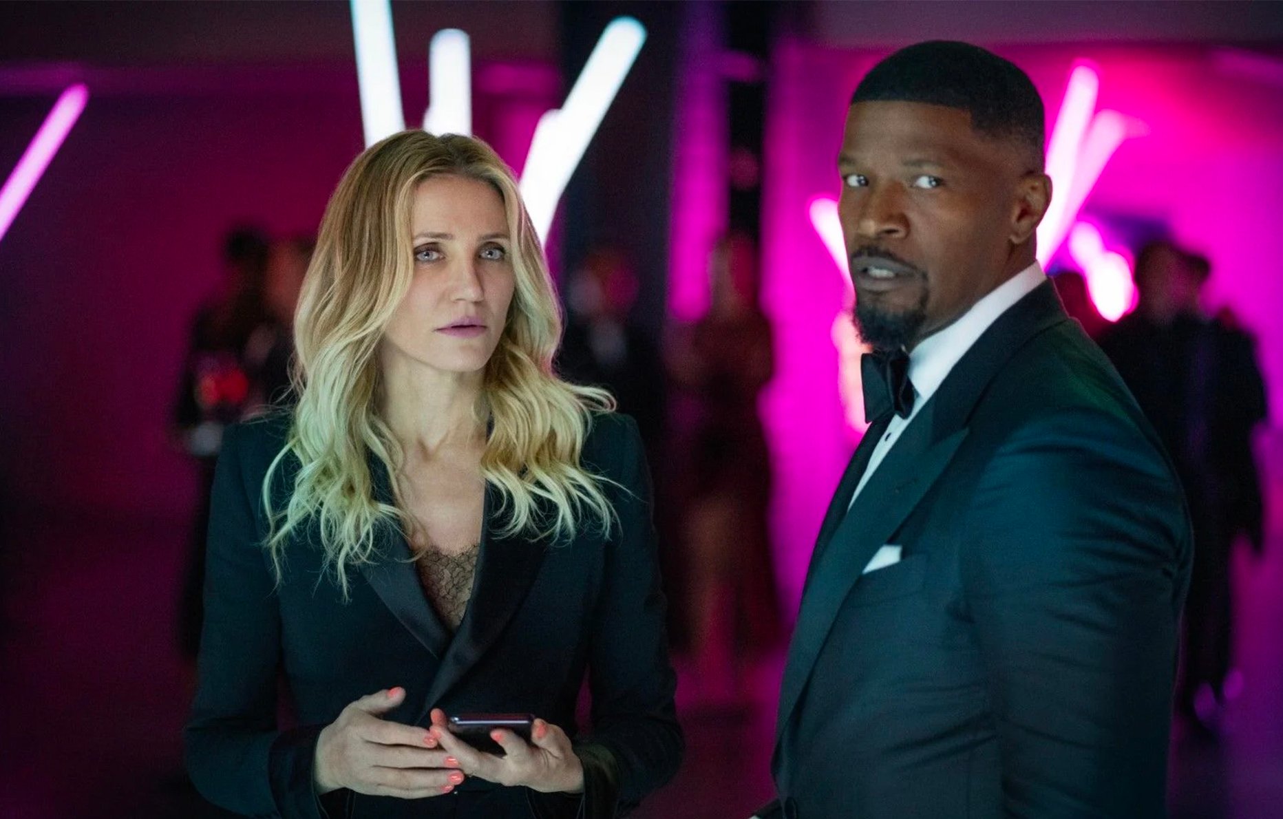 Cameron Diaz et Jamie Foxx dans le film Back in Action (2025) © Netflix.