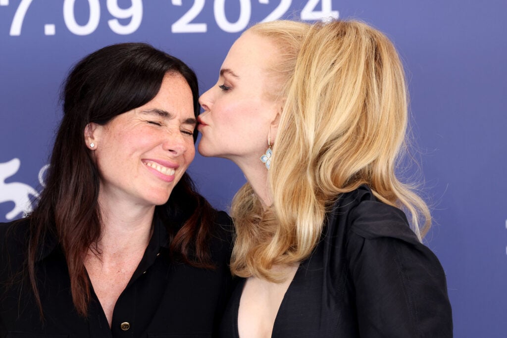 Nicole Kidman et Halina Reijn à la projection de "Babygirl" à la 82e Mostra de Venise en août 2024. © Photo by Franco Origlia/Getty Images.