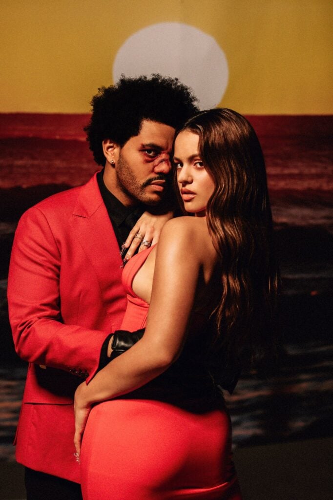 Rosalía et The Weeknd.