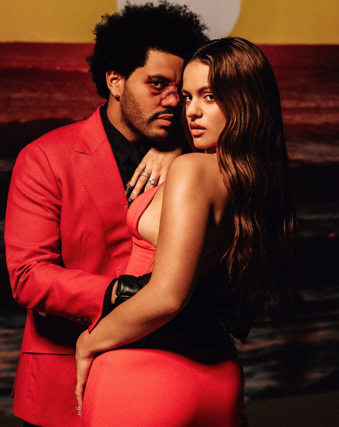 Rosalia et The Weeknd.