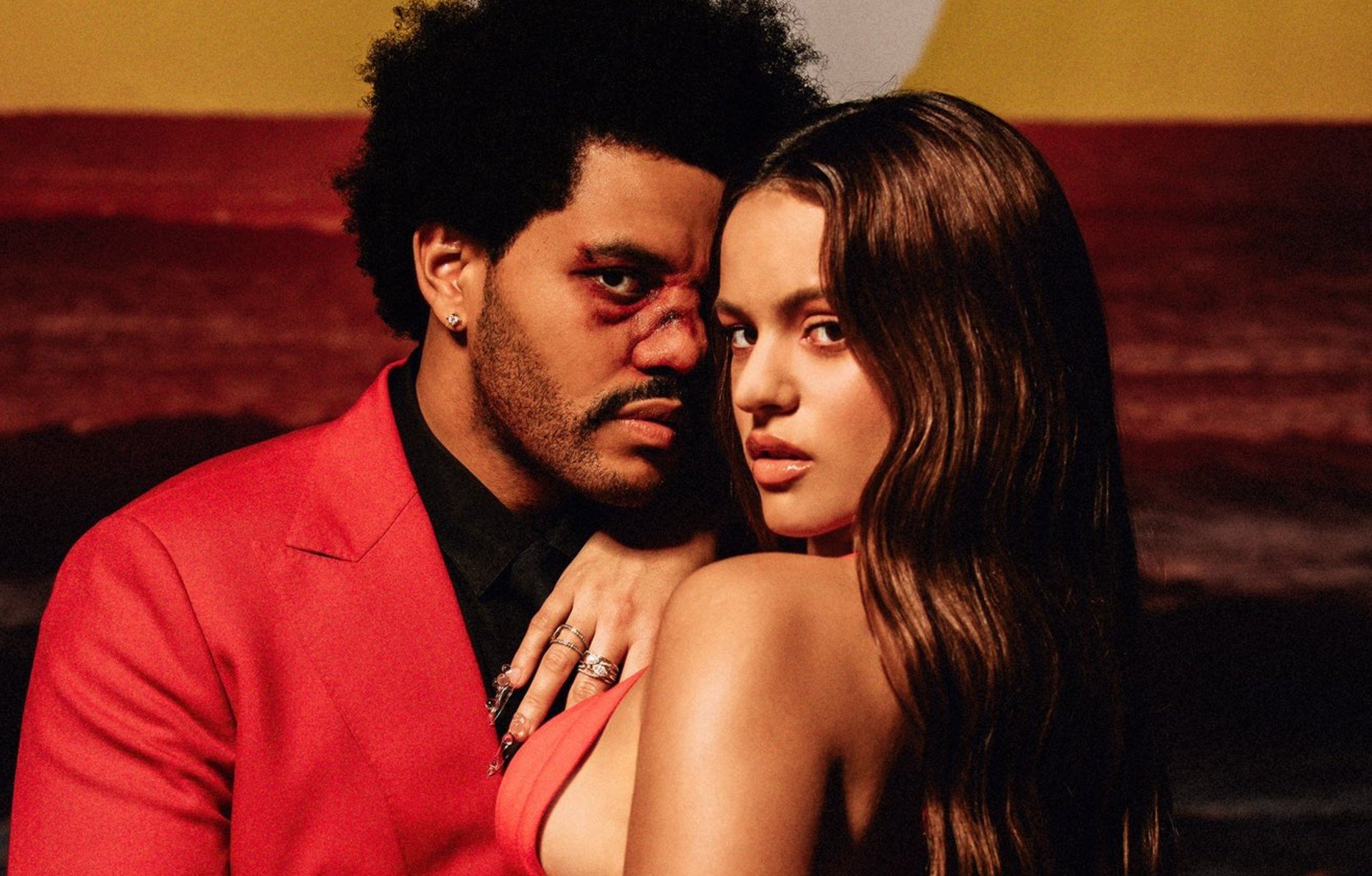 Rosalia et The Weeknd.