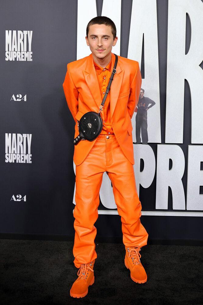 Timothée Chalamet à l'avant-première du film Marty Supreme, le 8 décembre 2025 à Beverly Hills. © Savion Washington/FilmMagic.