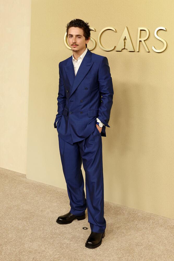 Timothée Chalamet au 98e déjeuner des nominés aux Oscars, le 10 février 2026 à Beverly Hills. © Monica Schipper/WireImage.