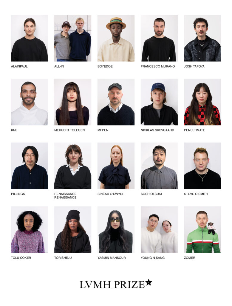 Les demi-finalistes du Prix LVMH 2025.