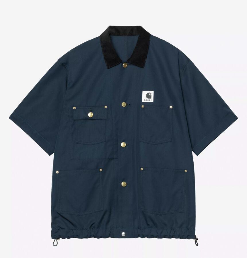 chemise manches courtes en toile de coton à poches carhartt wip