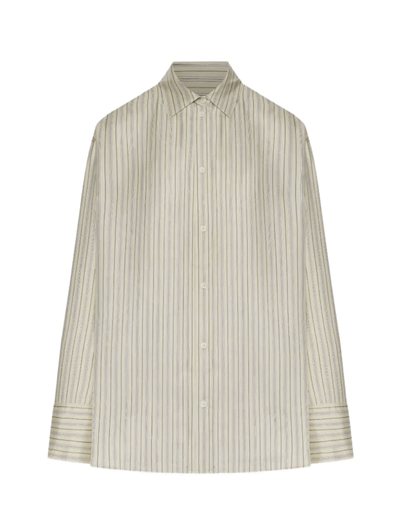 chemise oversized à rayures toteme