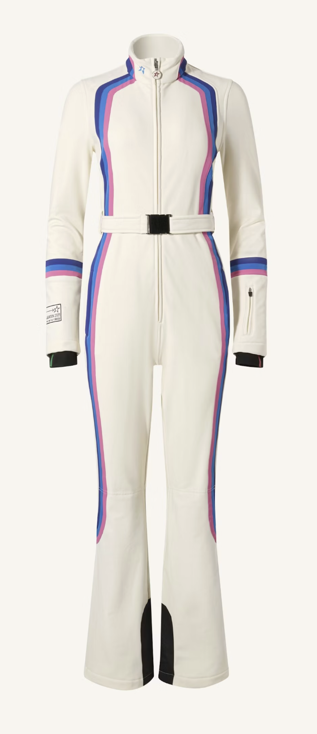 White ski suit Perfect Moment.