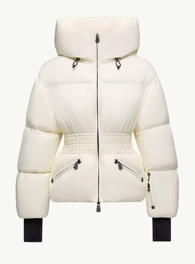 Hourglass-shaped ski jacket Moncler.