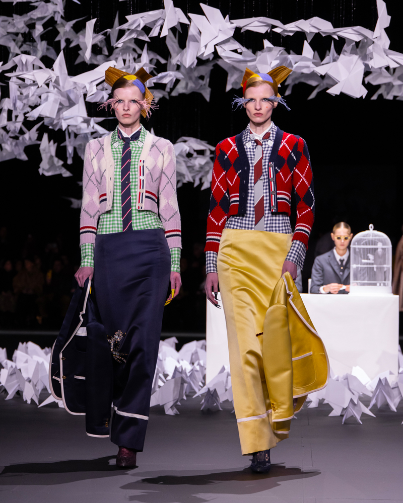 Le défilé Thom Browne automne-hiver 2025-2026.