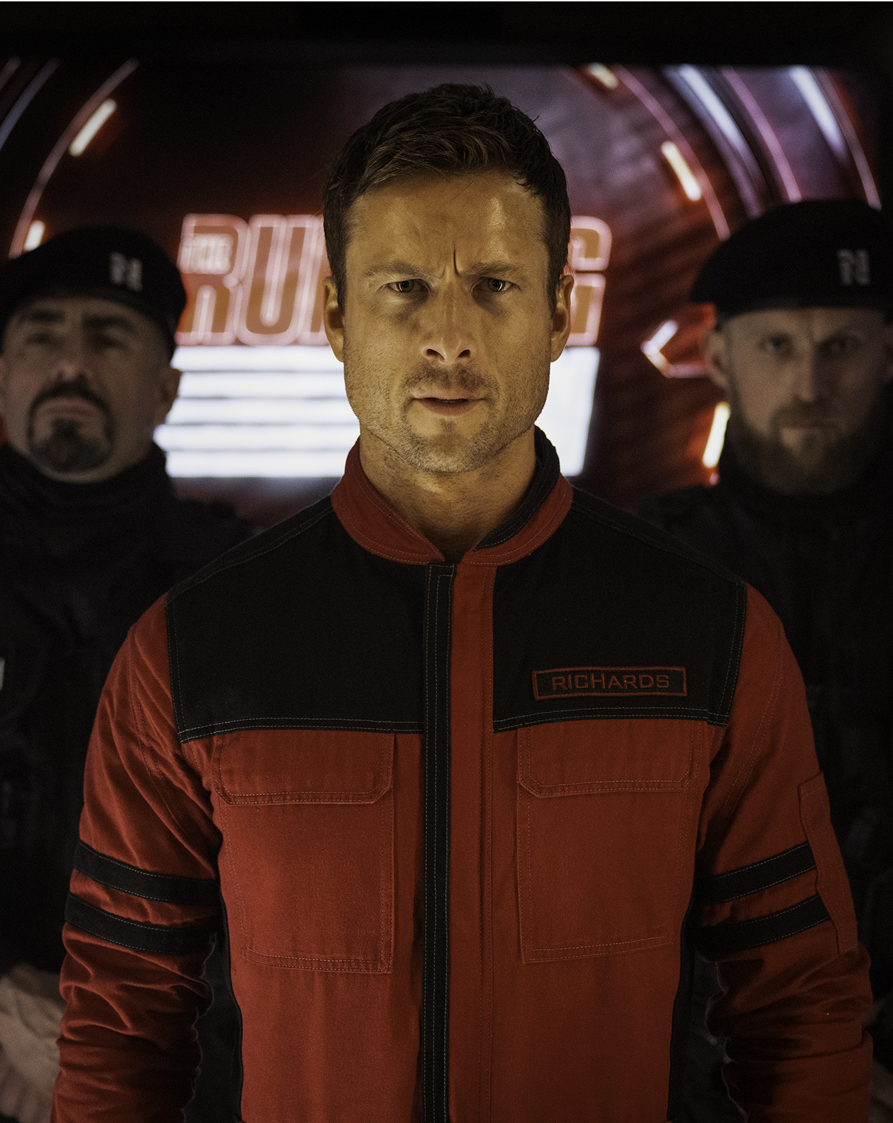 Glen Powell dans The Running Man (2025. © Paramount Pictures.