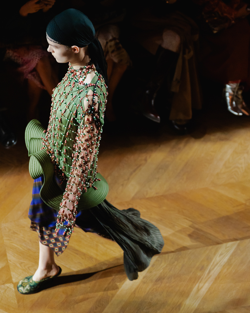 Le défilé Dries Van Noten © Zoé Joubert.