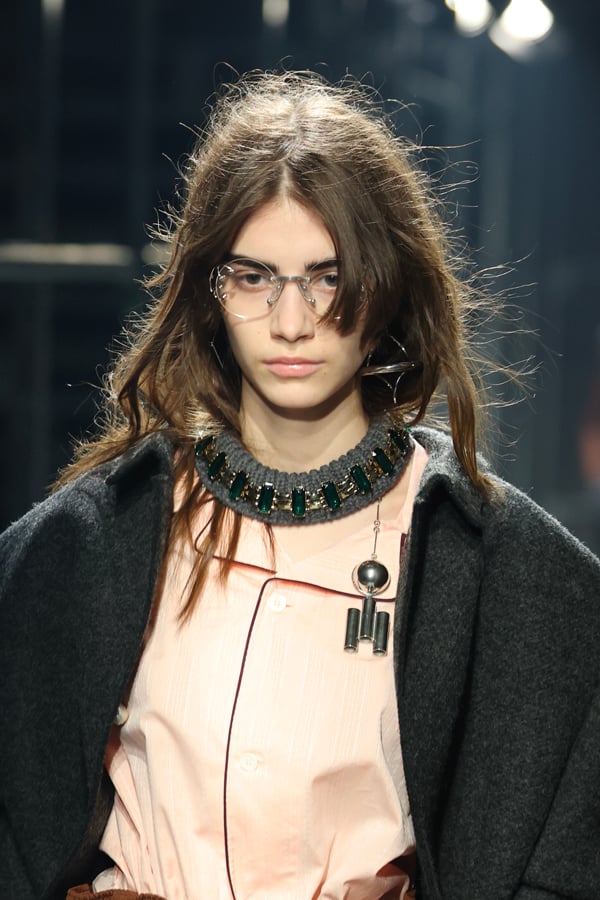 Le make-up du défilé Prada automne-hiver 2025-2026.