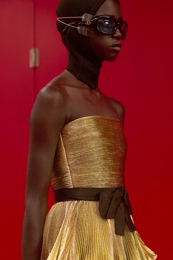Le make-up du défilé Valentino automne-hiver 2025-2026.