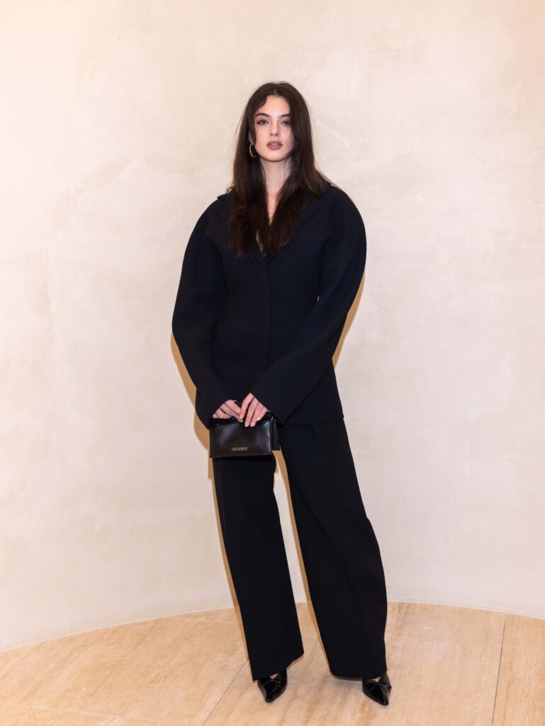 Deva Cassel attends the Simon Jacquemus' "Chevalier de l'ordre des Arts et des Lettres" Medal Ceremony as part of Paris Fashion Week on March 02, 2024 in Paris, France. (Photo by Arnold Jerocki/Getty Images)