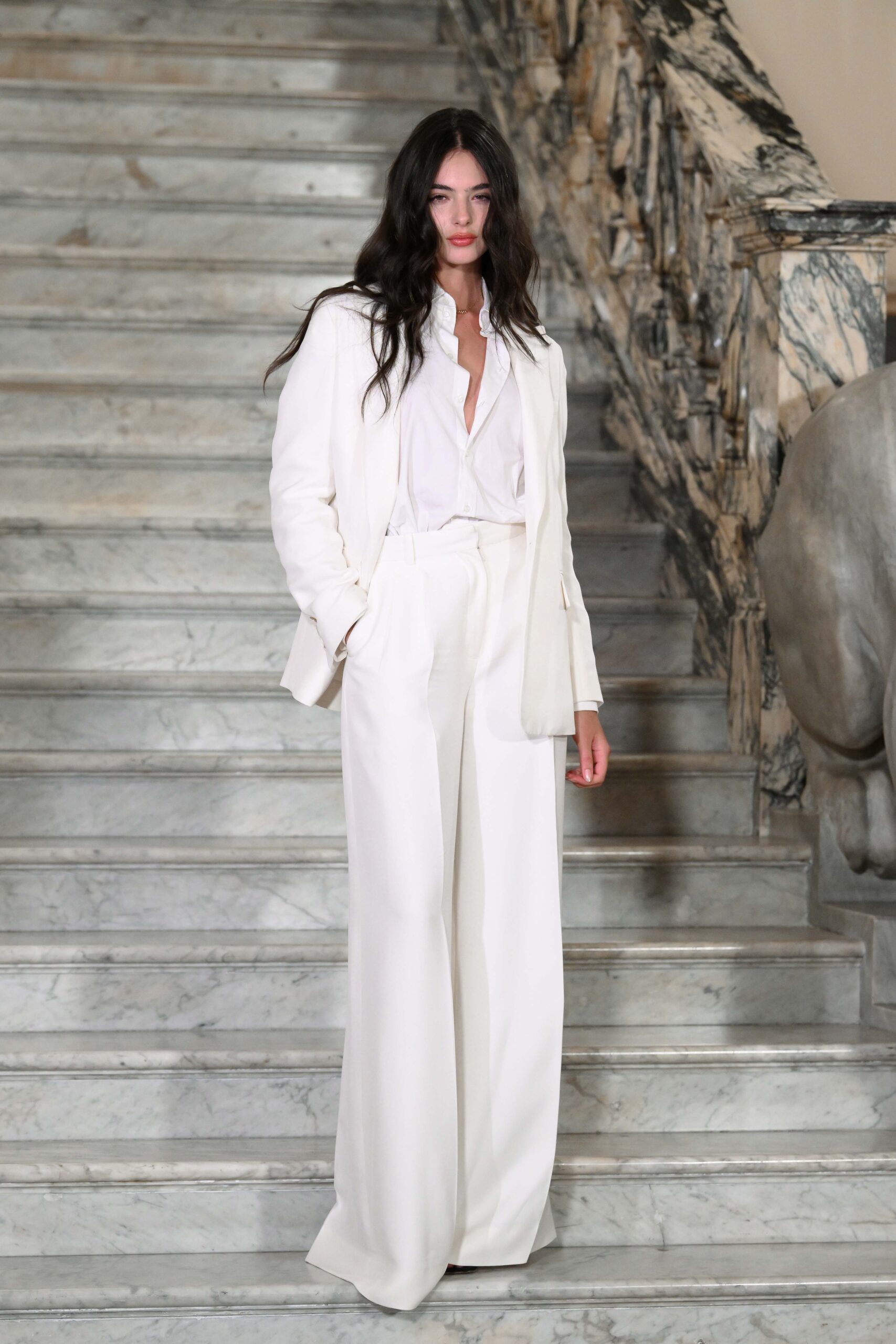 Italian-French model and actress Deva Cassel during the photocall of the Netflix TV series Il Gattopardo at the Hotel Plaza. Rome (Italy), February 25th, 2025 (Photo by Marilla Sicilia/Archivio Marilla Sicilia/Mondadori Portfolio via Getty Images)