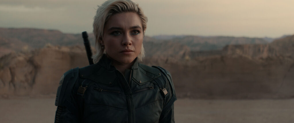 Florence Pugh dans le film Thunderbolts* (2025) de Jake Schreier © 2025 MARVEL.