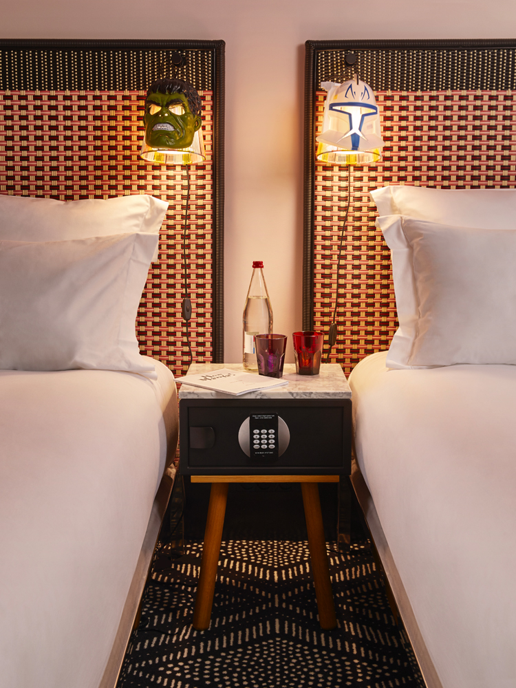 L'hôtel Mama Shelter, Paris 15e. 