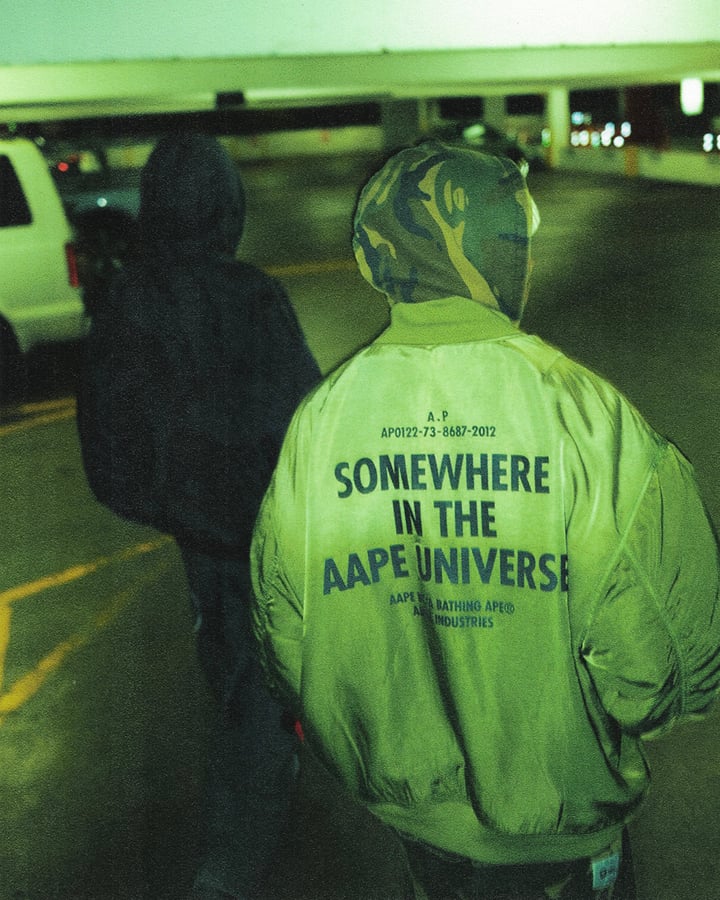 collection alpha industries x aape