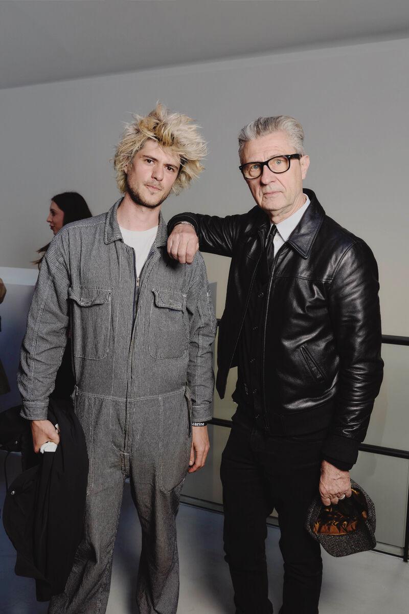 Nelson Pernisco et Jérôme Sans. © Valentin Le Cron.Le vernissage de l’exposition “1000 milliards d’images du Prix Reiffers Art Initiatives, Paris.