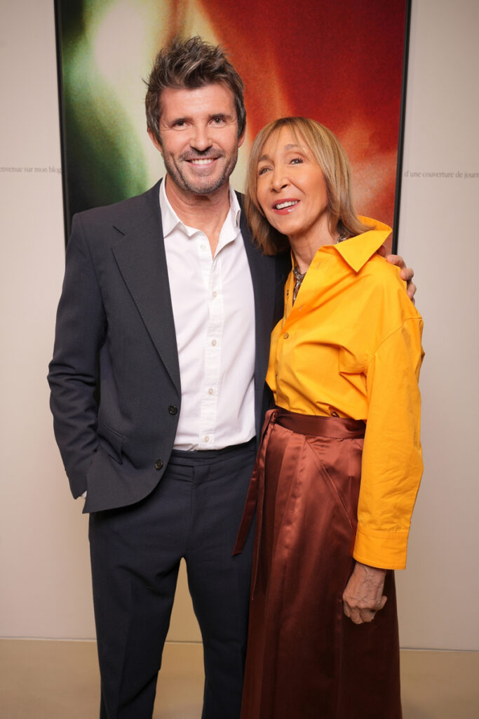 Paul-Emmanuel Reiffers et Patricia Marshall. © Stéphane Feugère. Le vernissage de l’exposition “1000 milliards d’images du Prix Reiffers Art Initiatives, Paris.
