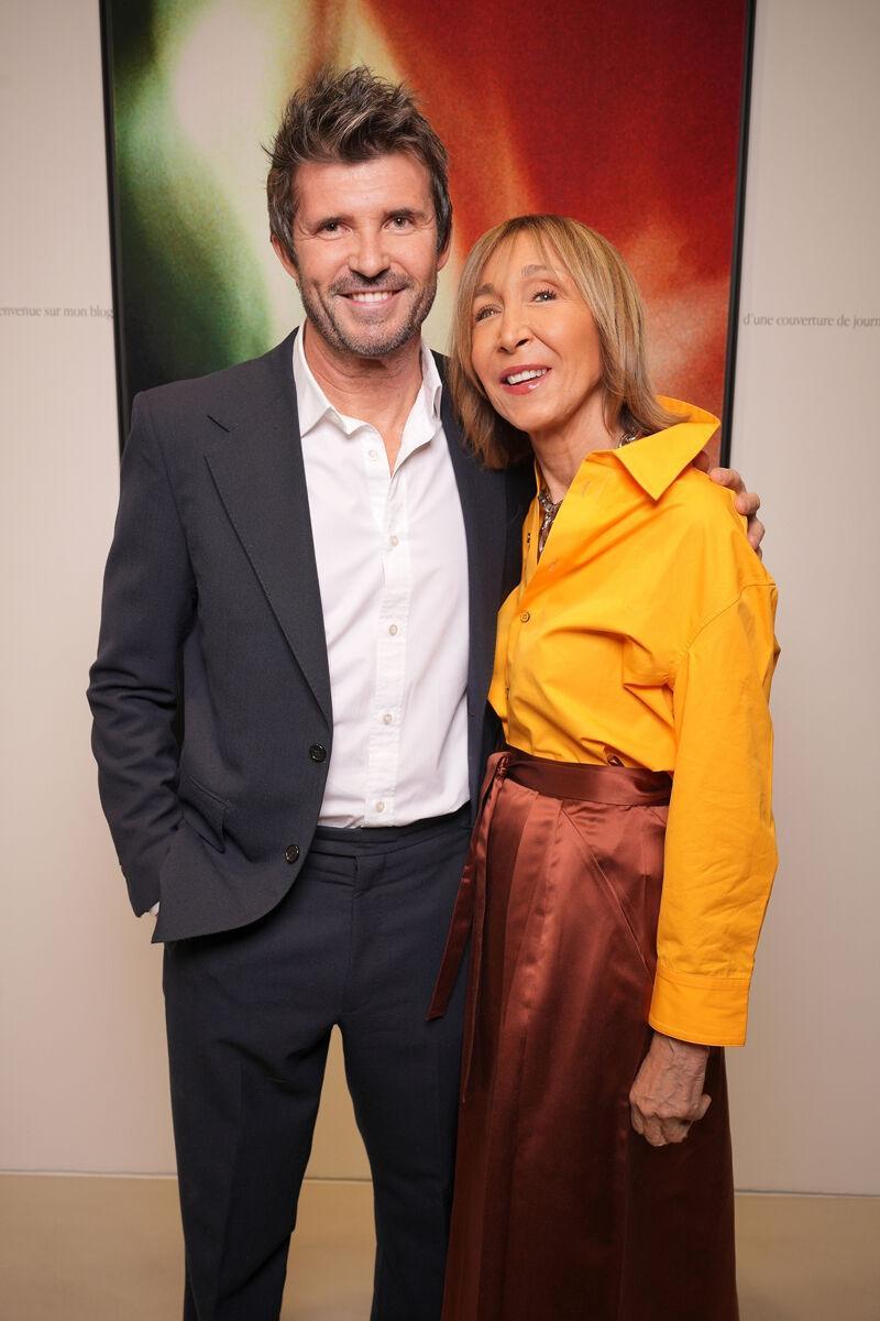 Paul-Emmanuel Reiffers et Patricia Marshall. © Stéphane Feugère. Le vernissage de l’exposition “1000 milliards d’images du Prix Reiffers Art Initiatives, Paris.