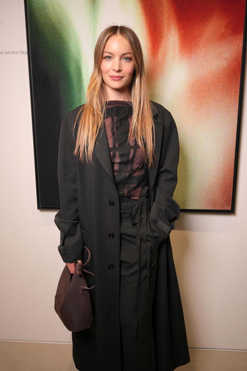 Diane Rouxel © Stéphane Feugère.Le vernissage de l'exposition 1000 milliards d'images du Prix Reiffers Art Initiatives, à Paris.