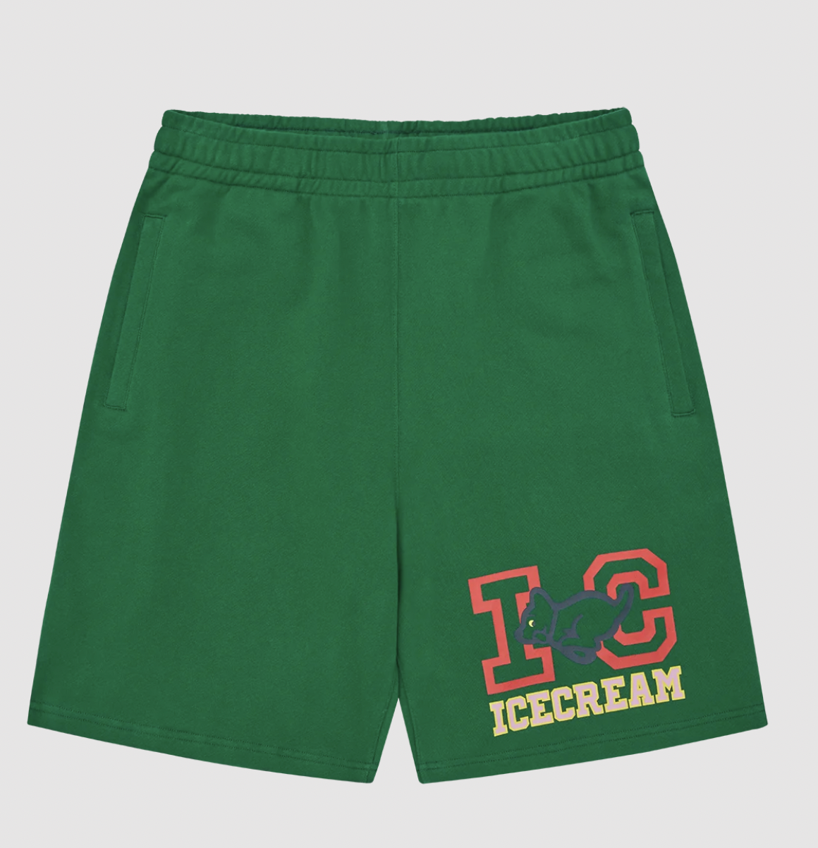 short en coton vert icecream