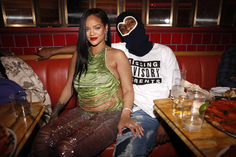 Rihanna et A$AP Rocky le 11 février 2022 à Los Angeles