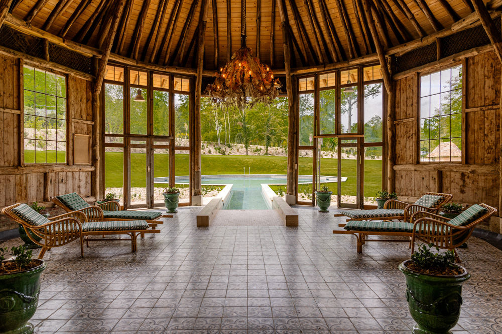 Le spa de l'Abbaye des Vaux-de-cernay.