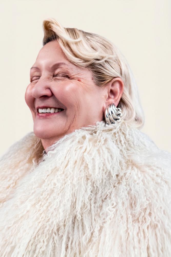 Manteau de la collection Lou Menais x Schott x Atelier Montex.
