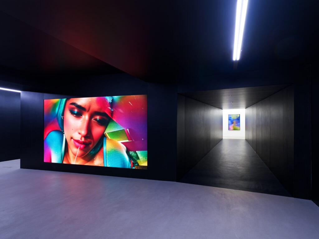 Vue de l'exposition 1000 milliards d'images chez Reiffers Art Initiatives, Paris.