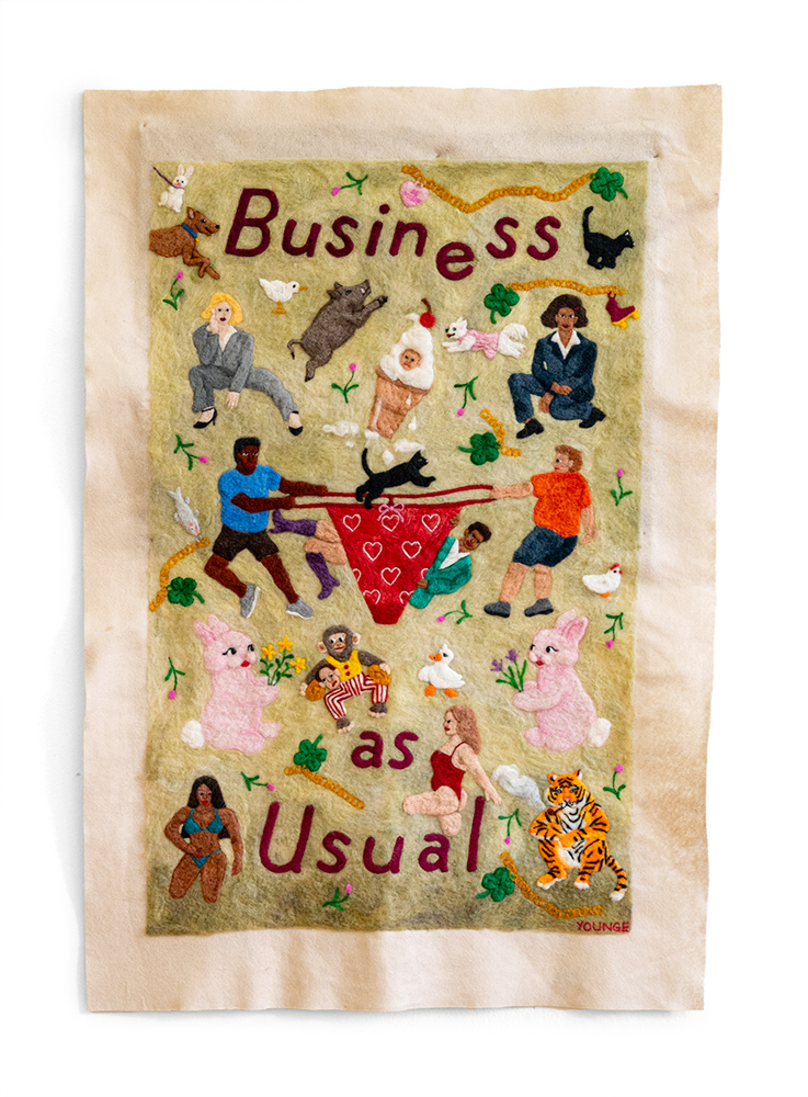 Michaela Younge, Business as Usual à la Smac Gallery, Art Brussels 2025