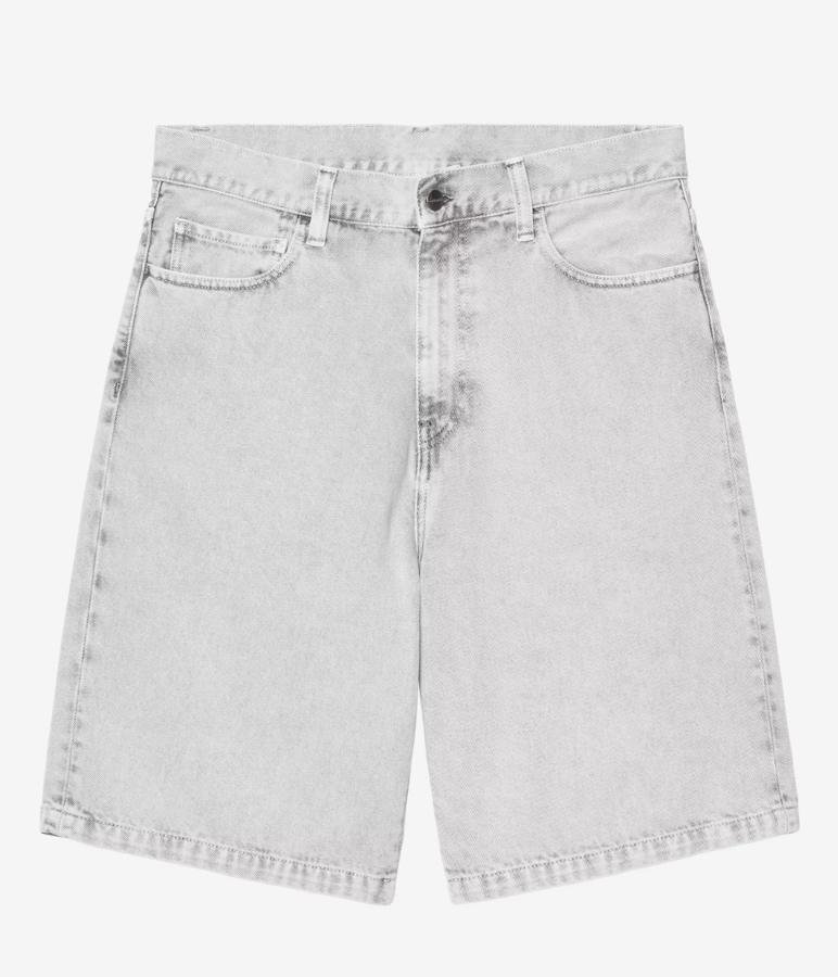 bermuda en denim gris tendance printemps-ete 2026 carhartt wip