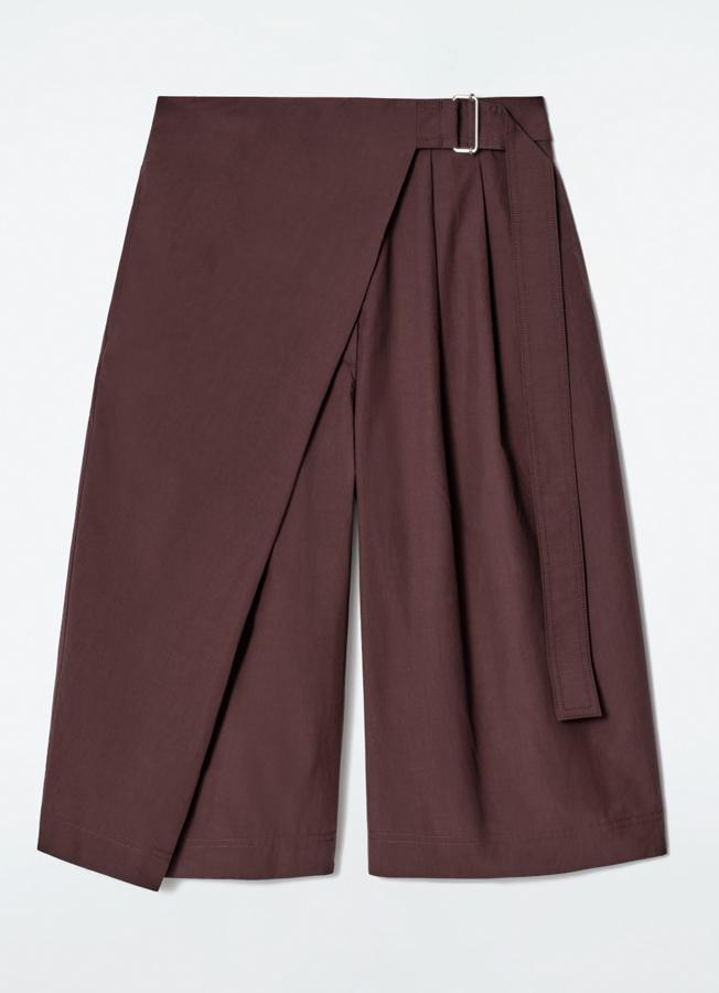 bermuda portefeuille en coton tendance printemps-ete 2026 cos