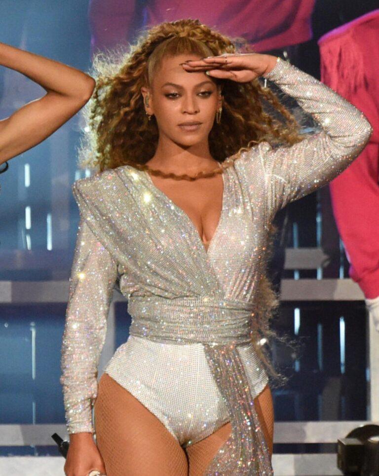 Beyoncé en concert à Coachella.
