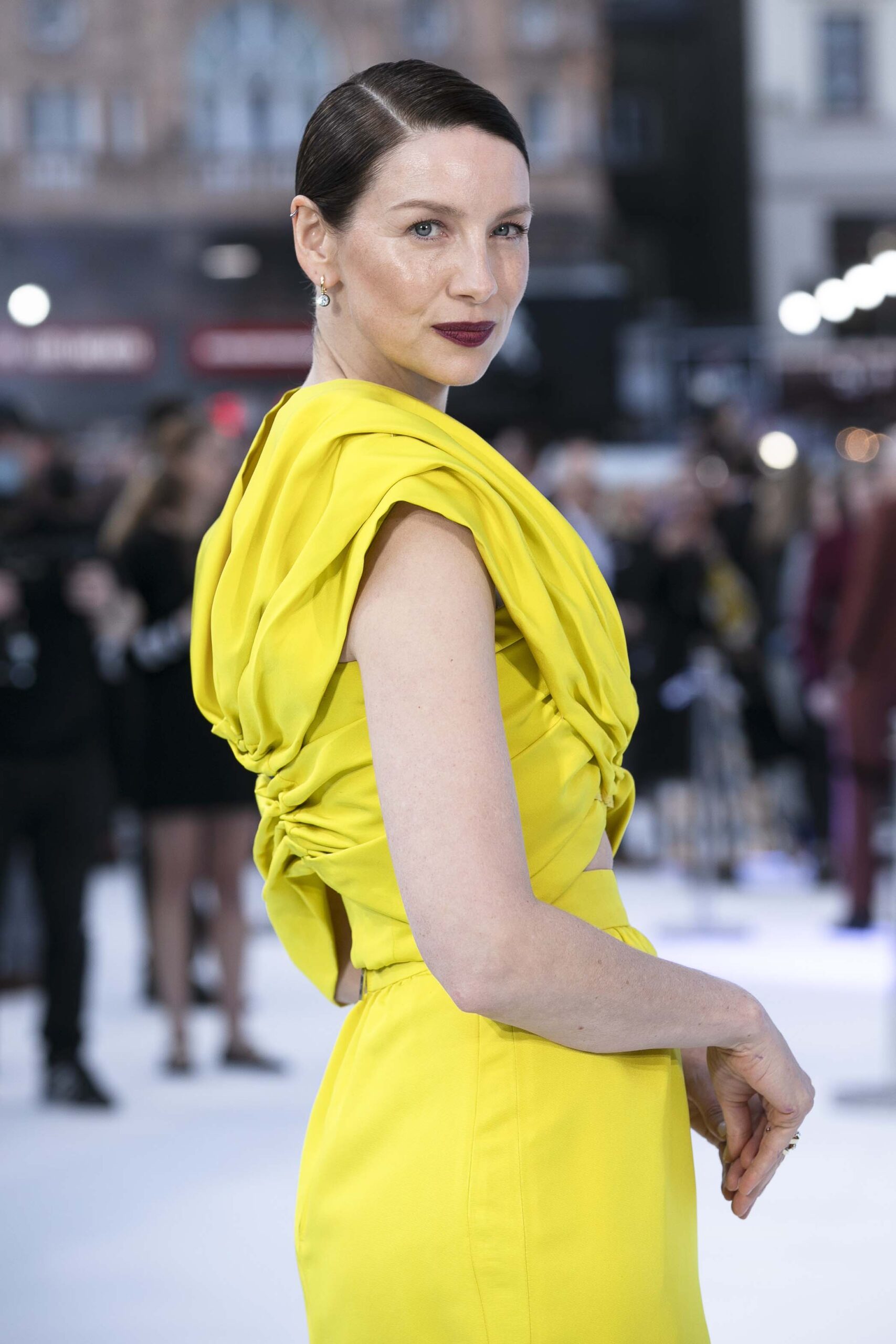 Caitriona Balfe at the premiere of The Amateur at Odeon Luxe Leicester Square in London, 31 March 2025. Photo by StillMoving.Net for The Walt Disney Company Limited.