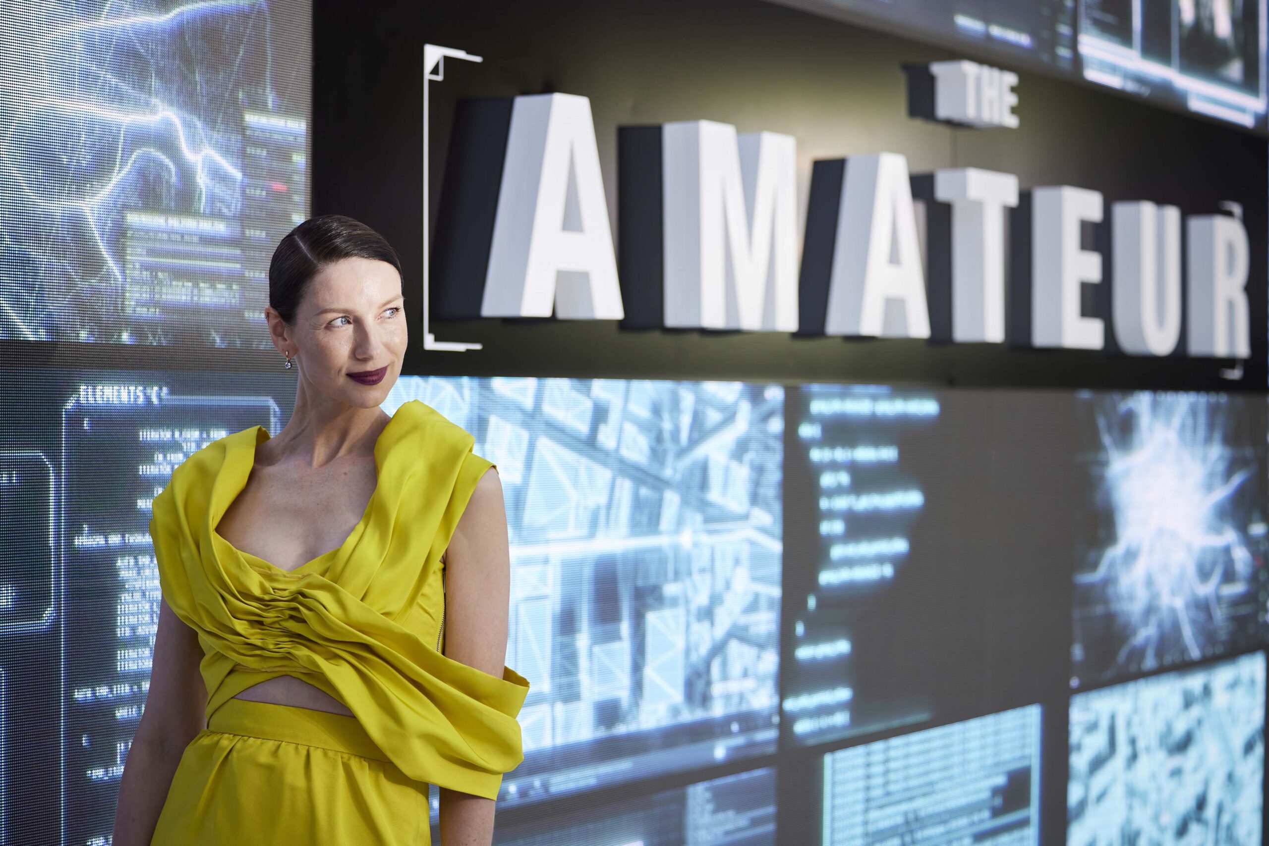 Caitriona Balfe at the premiere of The Amateur at Odeon Luxe Leicester Square in London, 31 March 2025. Photo by StillMoving.Net for The Walt Disney Company Limited.