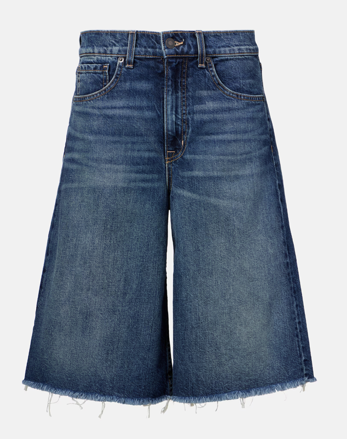 High-waisted denim Bermuda, Nili Lotan