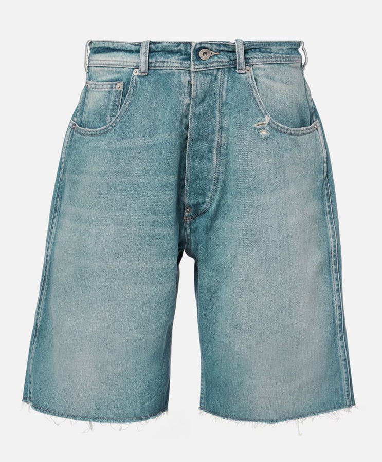 Faded denim Bermuda, Maison Margiela 