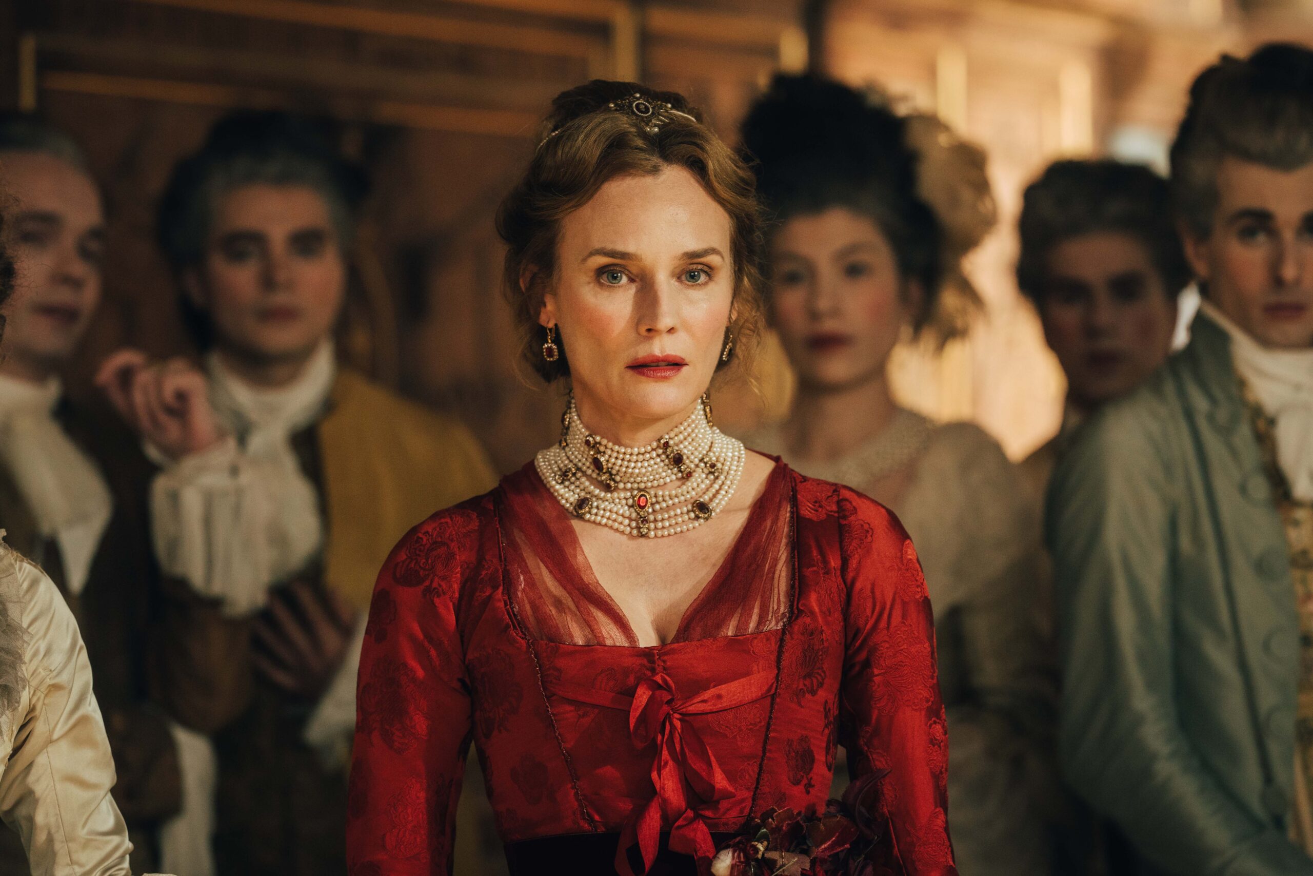 Diane Kruger in the series Merteuil (2025). © Caroline Dubois/HBO Max.