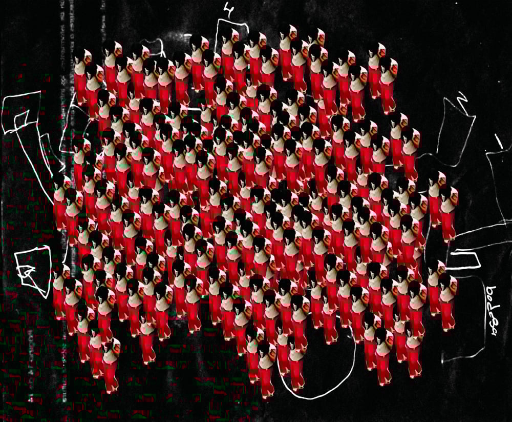 Laia Abril, CASE PIECE #1 CHALCO, (Case 1, Mexico, On Mass Hysteria) (2023). © Courtesy of galerie Les filles du calvaire, Paris.